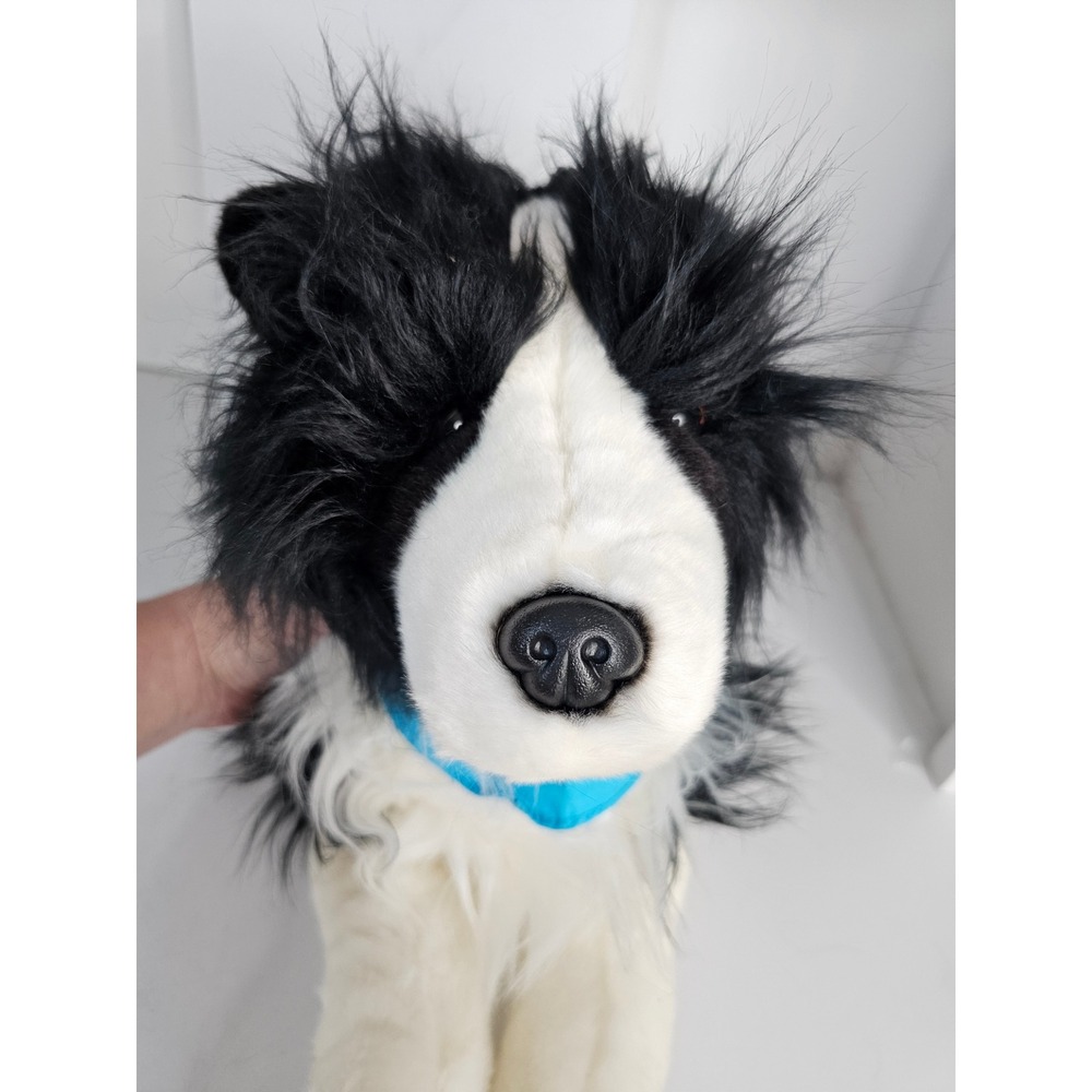 2008 Dreamworks Hotel For Dogs 20" Plush Shep Border Collie Stuffed Animal Toy